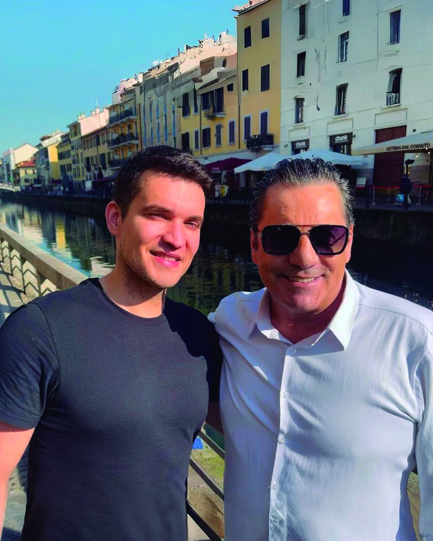 Paulo filho e Paulo pai em 2025. Foto D. R.