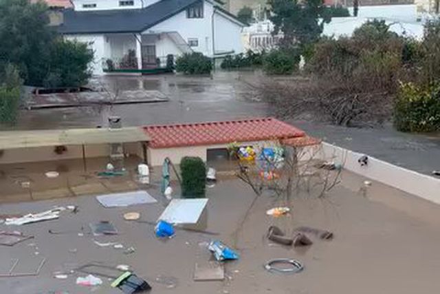 Fortes estragos em Modivas, Vila do Conde - Foto: D.R.