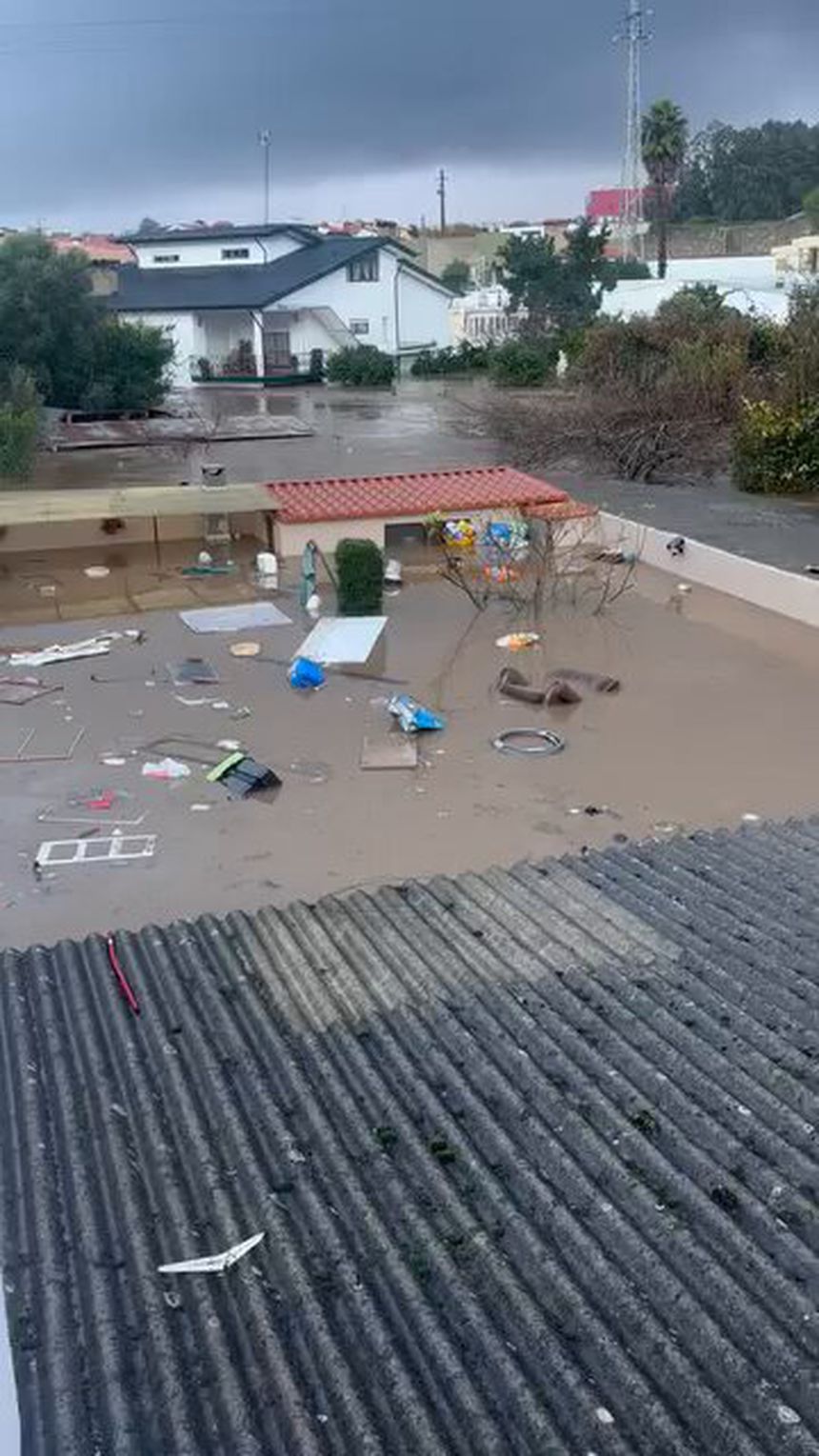 Fortes estragos em Modivas, Vila do Conde - Foto: D.R.