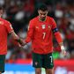 Bruno Fernandes e Cristiano Ronaldo ao serviço da Seleção Nacional
