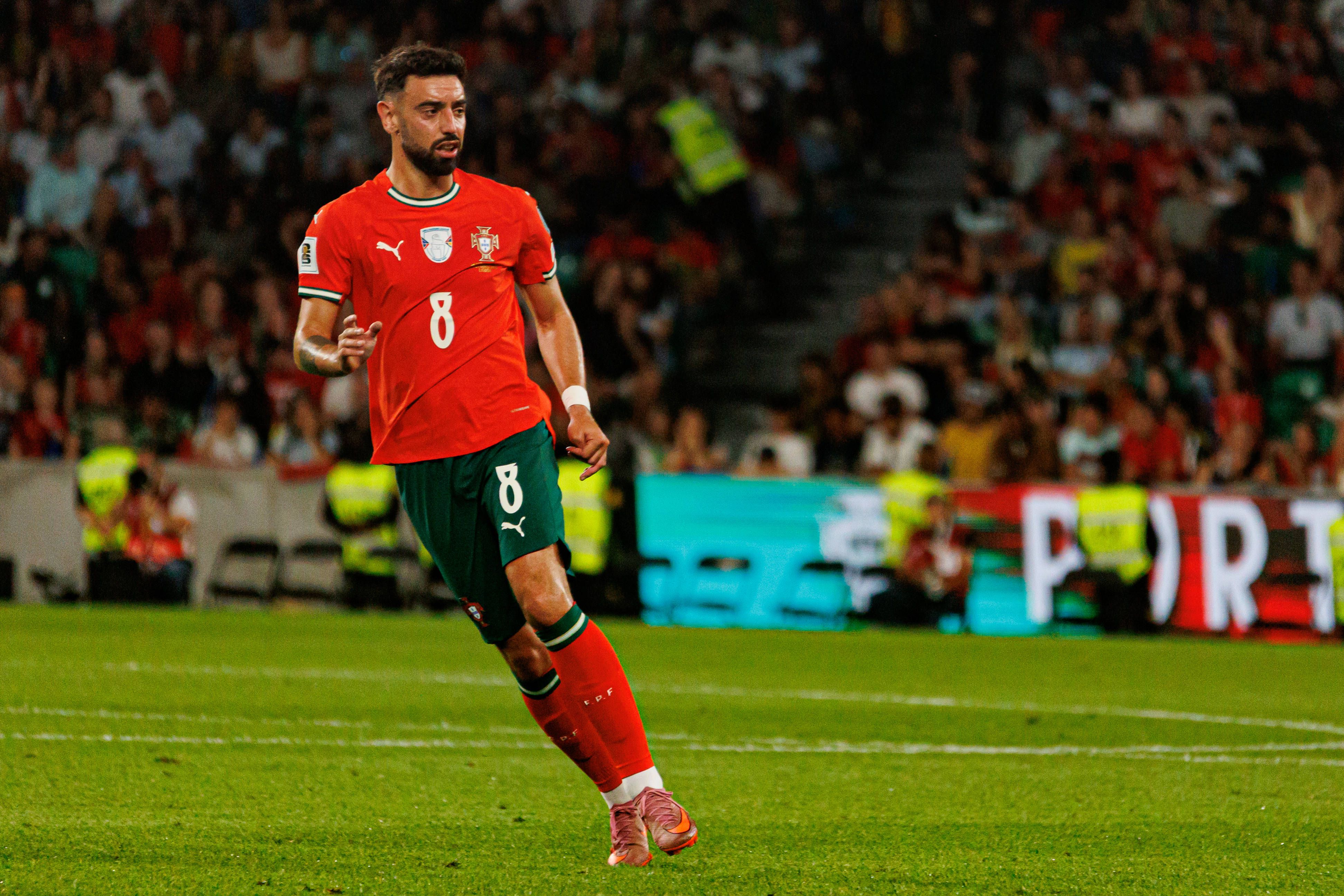 Bruno Fernandes, médio da Seleção Nacional
