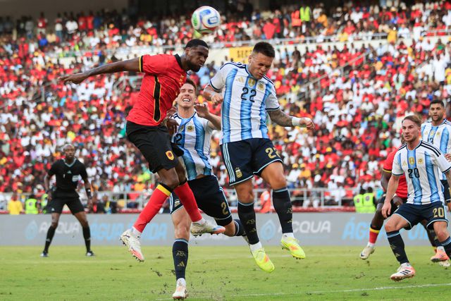 Angola defrontou a Argentina na última paragem para as seleções. Foto: AMPE ROGÉRIO/LUSA