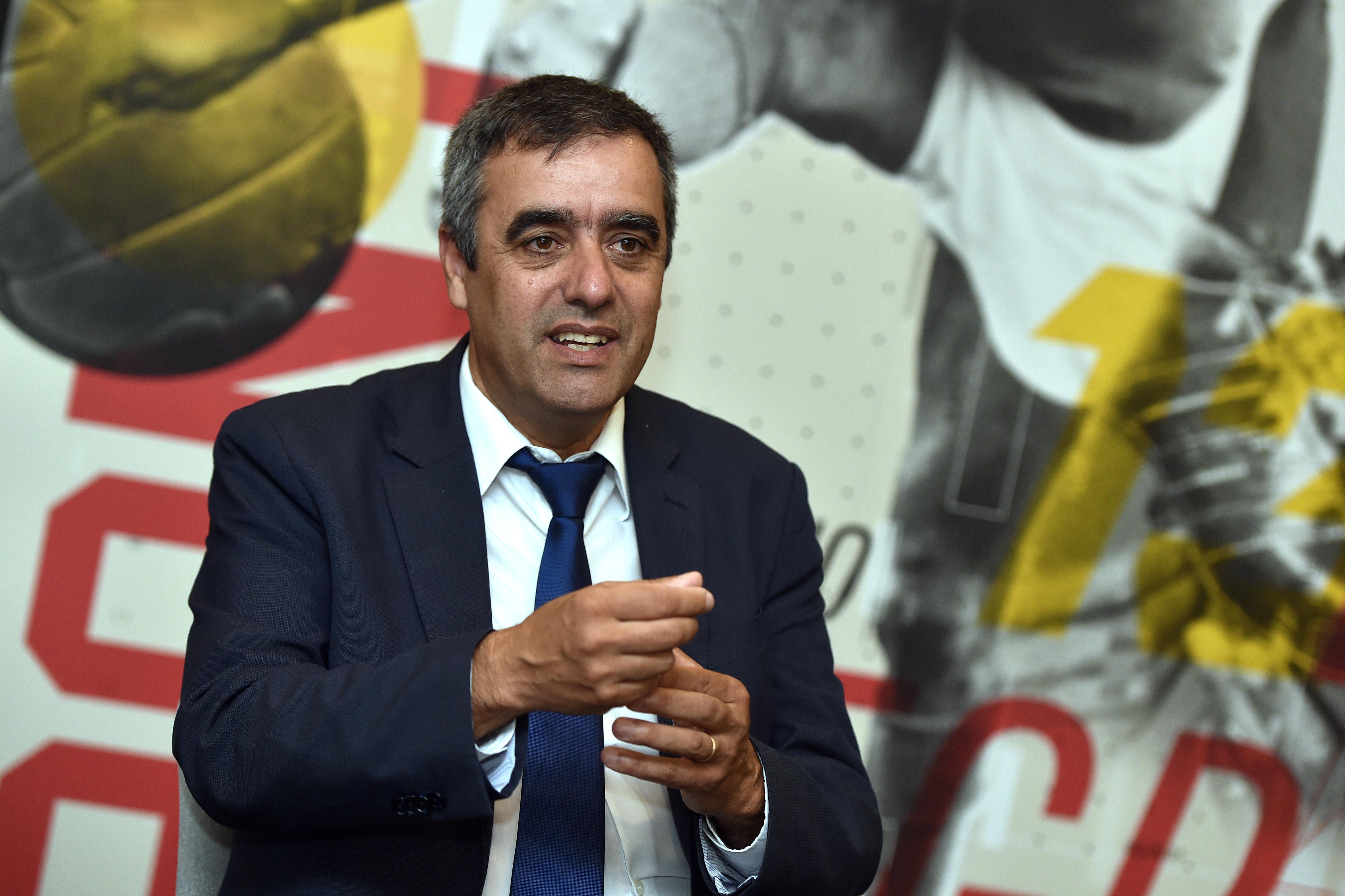 José Borges, presidente da APAF, entrevistado por A BOLA - Foto: Miguel Nunes