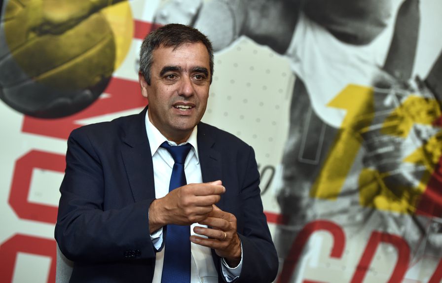 José Borges, presidente da APAF, entrevistado por A BOLA - foto: Miguel Nunes