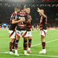 O Flamengo é líder isolado, pelo menos até ao jogo do Palmeiras
