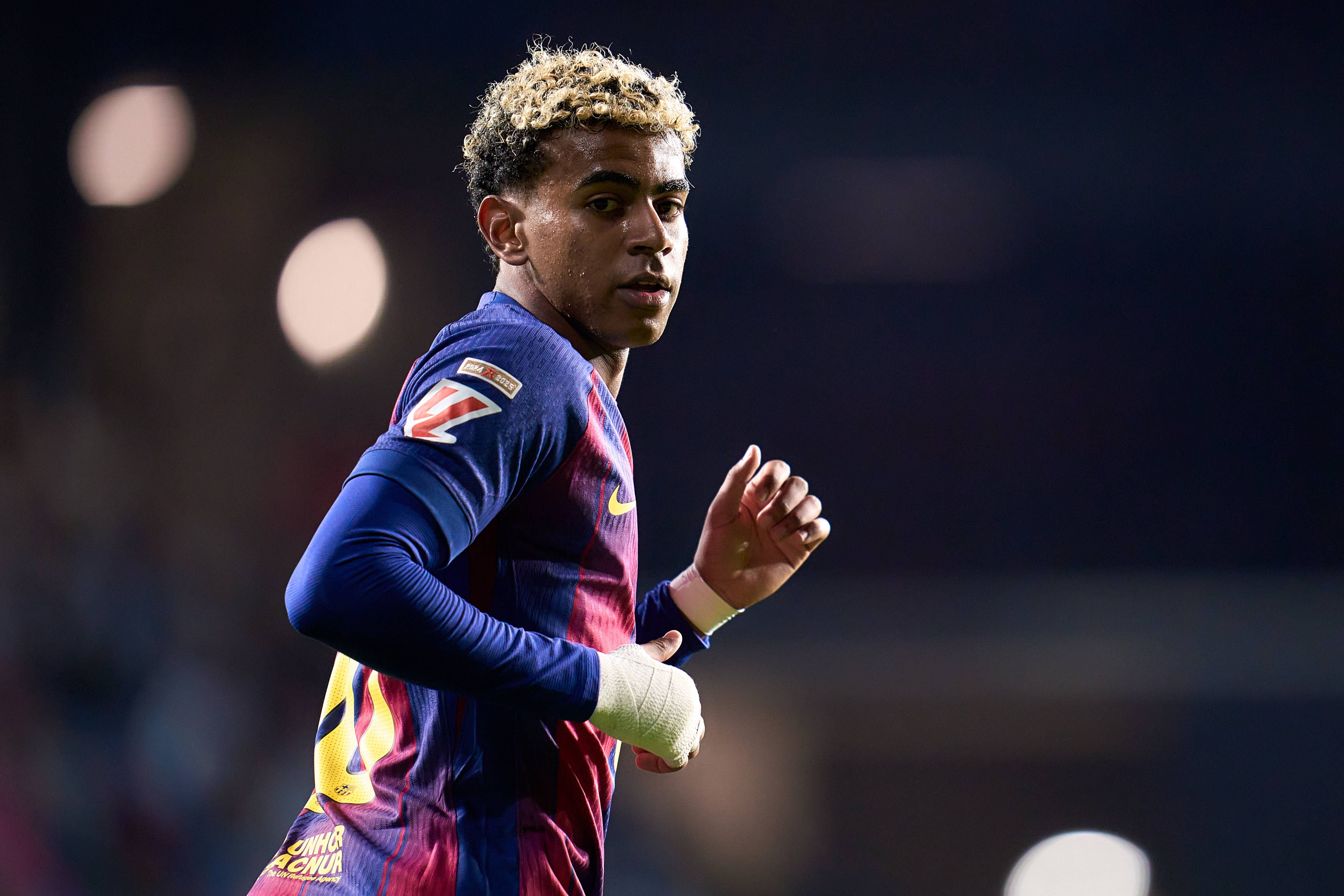 4.º - Lamine Yamal (Barcelona): 11 assistências