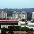Um estádio no topo de um centro comercial? Pensaram nisso na Sérvia
