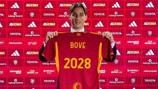 Roma anuncia renovação com Bove