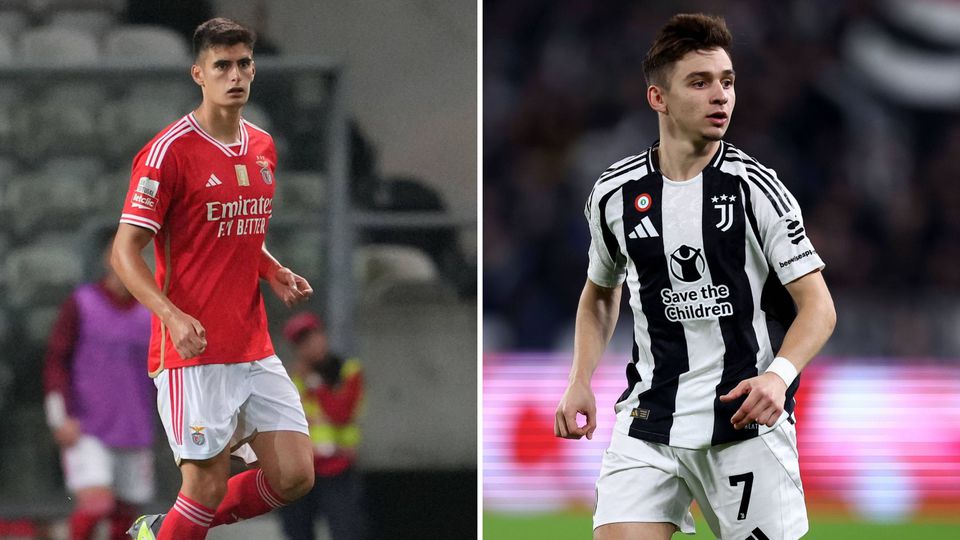 Juventus: Jorge Mendes aborda futuro de António Silva e Francisco Conceição