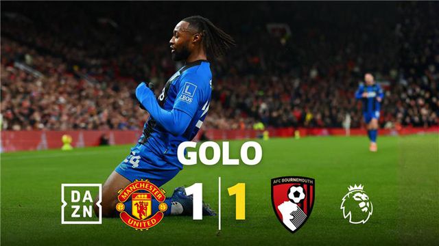 Só dava Man. United, mas erro defensivo resulta em golo de Semenyo