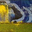 Mural de Gabigol no centro de treinos do Cruzeiro vandalizado