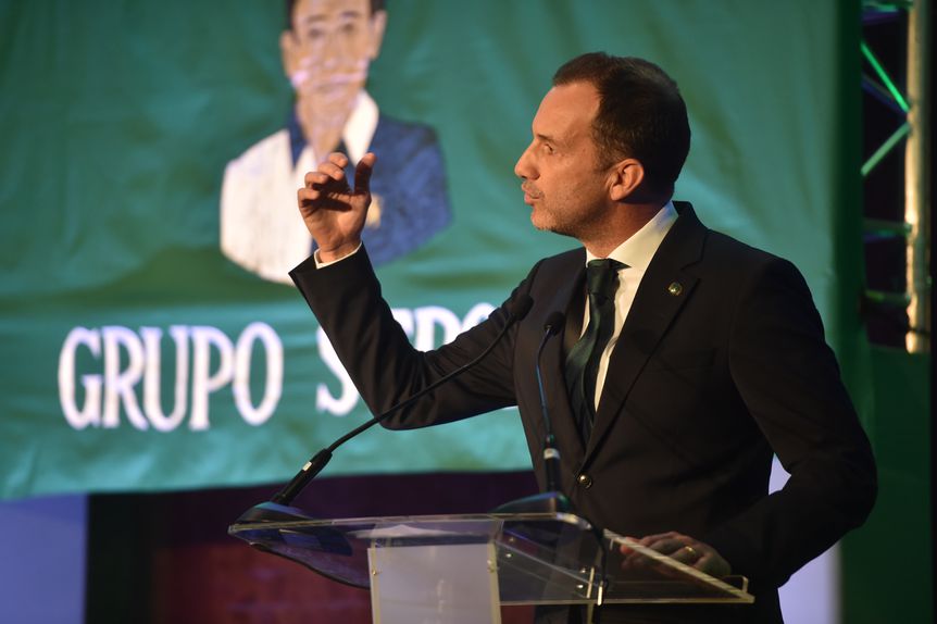 Frederico Varandas discursa durante os Prémios Stromp -  Foto: Miguel Nunes