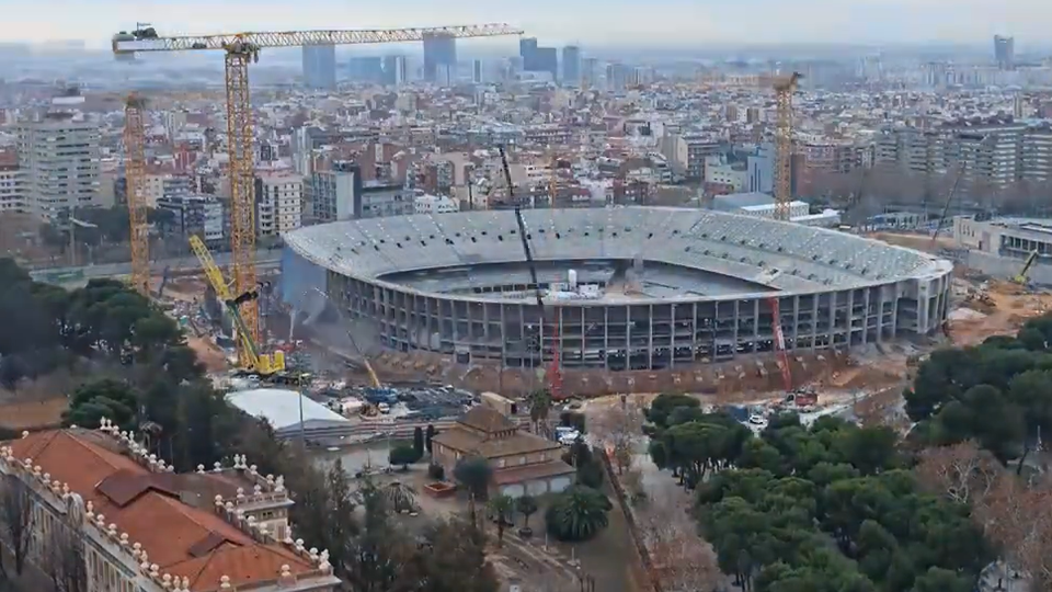 Vídeo: Barcelona mostra como está a ficar o novo Camp Nou