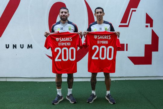 Benfica: Di María e Otamendi vestem nova camisola