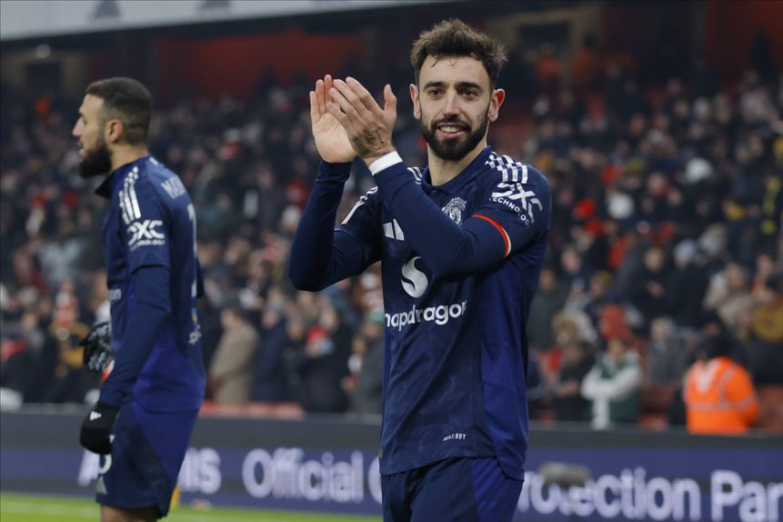 Bruno Fernandes, capitão do Manchester United