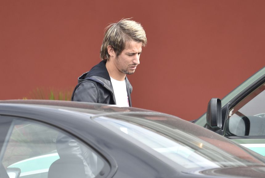 Fábio Coentrão numa concentração da Seleção Nacional (foto de arquivo: Sérgio Miguel Santos)