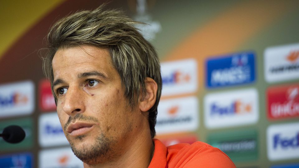 Fábio Coentrão em conferência de imprensa