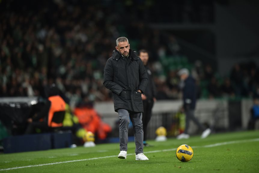 Rui Borges perto do final do jogo - Foto: Miguel Nunes