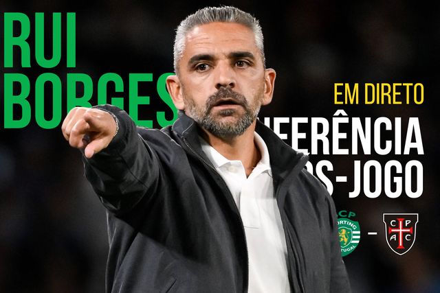 EM DIRETO: siga a conferência de imprensa de Rui Borges
