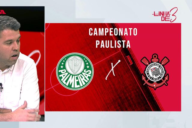 Palmeiras-Corinthians antecipado no 'Linha de 3'