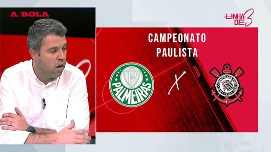Palmeiras-Corinthians antecipado no 'Linha de 3'