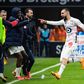 Nabil Bentaleb a celebrar o golo com os seus colegas do Lille