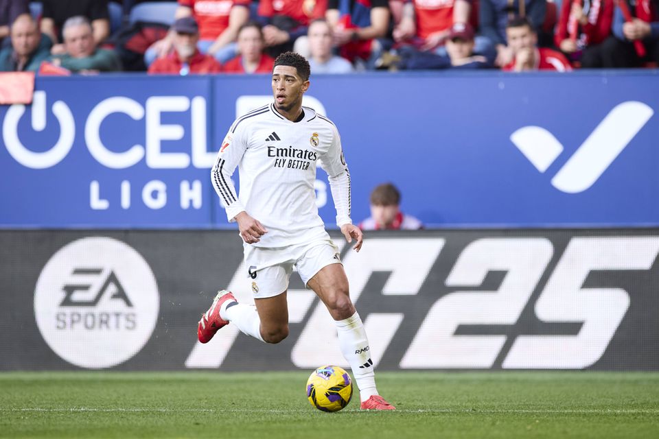 Bellingham foi expulso perante o Osasuna por palavras contra o árbitro