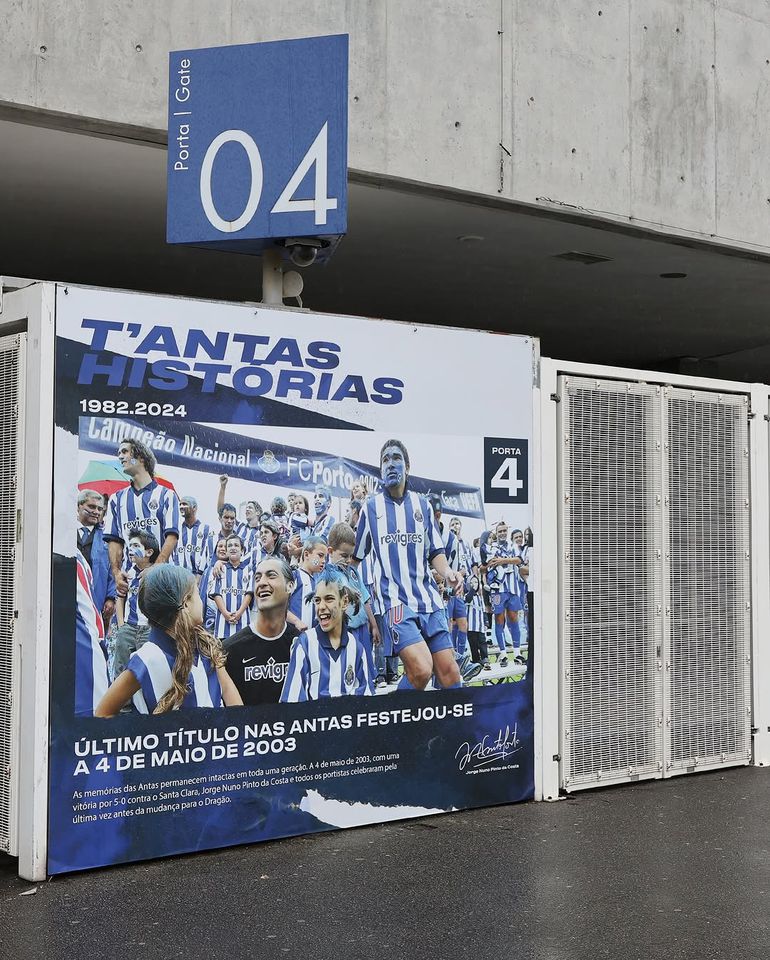 Portas do Estádio do Dragão mudam em homenagem a Pinto da Costa. Foto: FC Porto