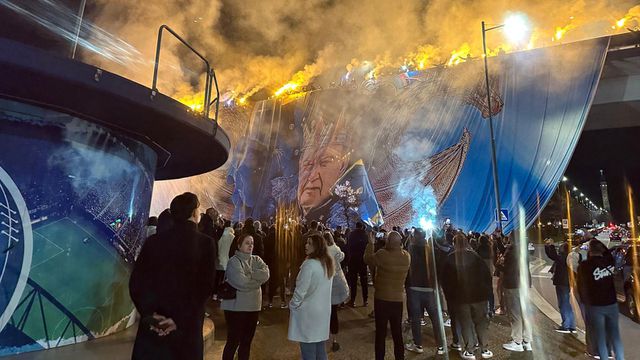 A impressionante homenagem a Pinto da Costa no Dragão