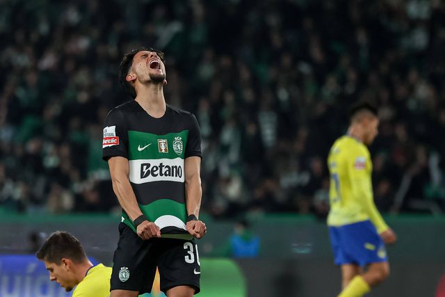 Biel falhou uma ocasião de golo nos instantes finais do Sporting-Arouca (foto: IMAGO)