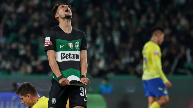 Biel falhou uma ocasião de golo nos instantes finais do Sporting-Arouca (foto: IMAGO)