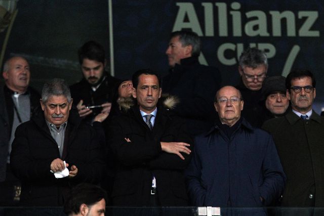 Pinto da Costa ao lado de Pedro Proença