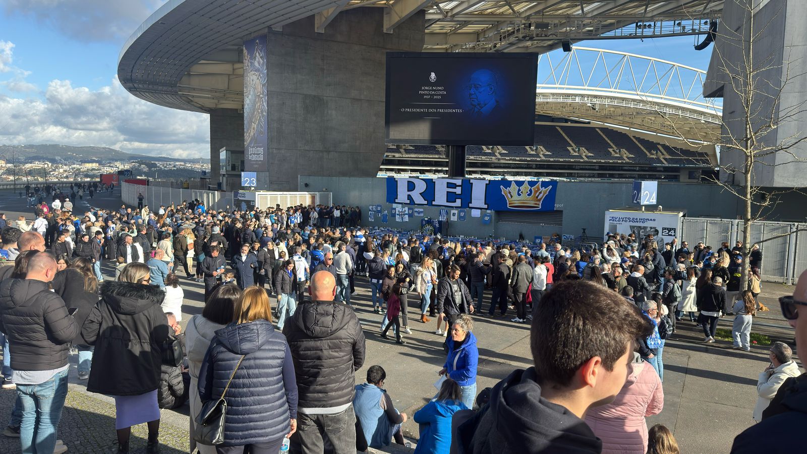 Memorial no Estádio do Dragão em homenagem a Pinto da Costa. Foto: DR