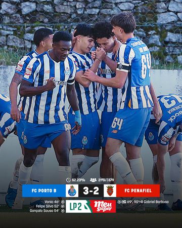 FC Porto B vence Penafiel