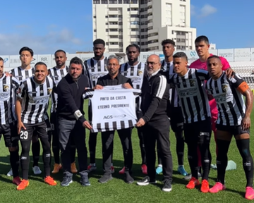 Portimonense joga com o nome de Pinto da Costa nas camisolas