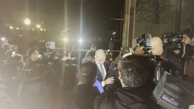 A chegada de Pepe ao velório de Pinto da Costa