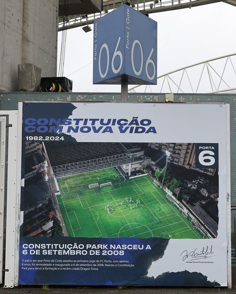Portas do Estádio do Dragão mudam em homenagem a Pinto da Costa. Foto: FC Porto