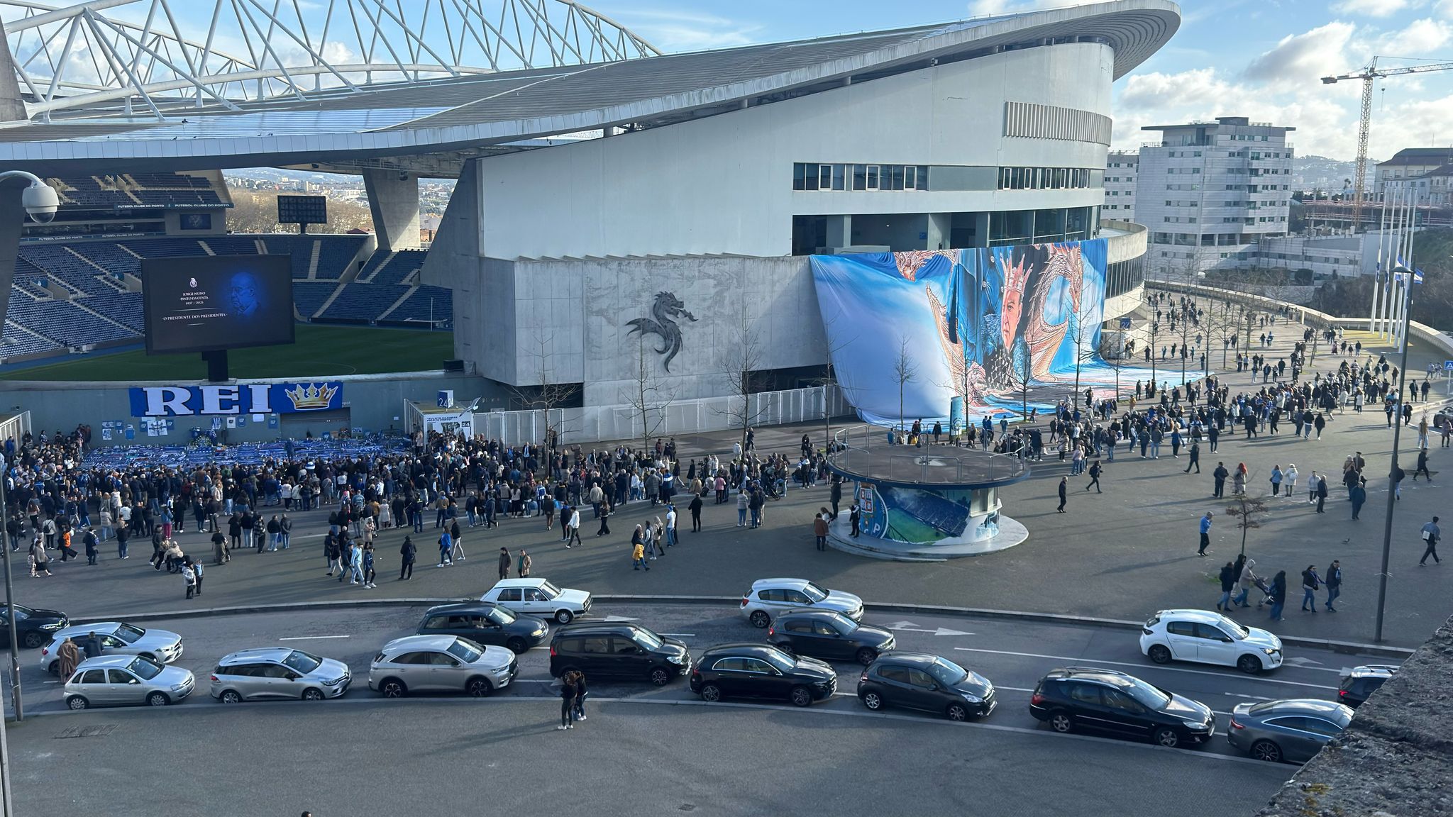 Memorial no Estádio do Dragão em homenagem a Pinto da Costa. Foto: DR