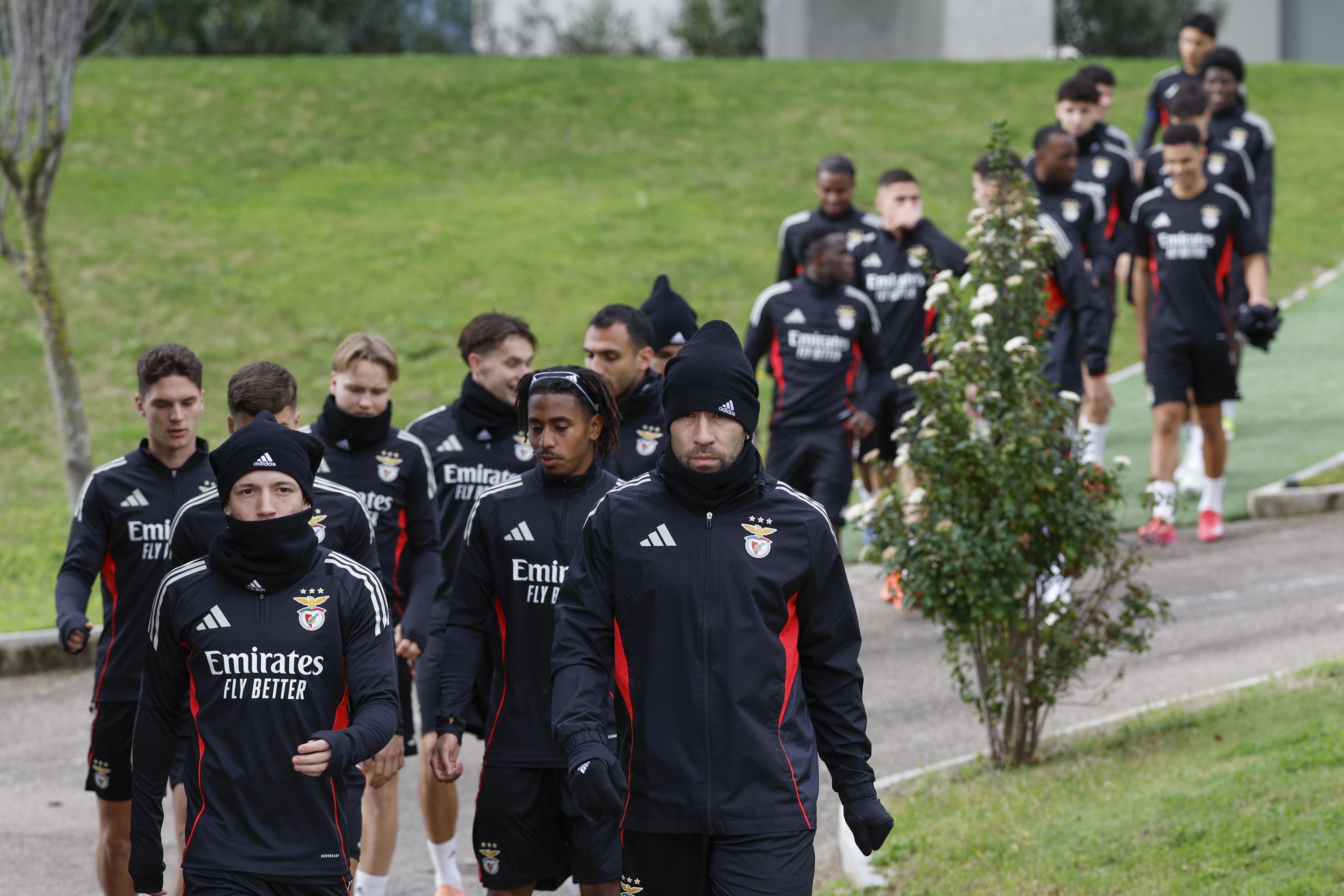Último treino do Benfica antes do Real Madrid - Foto: António Pedro Santos/LUSA