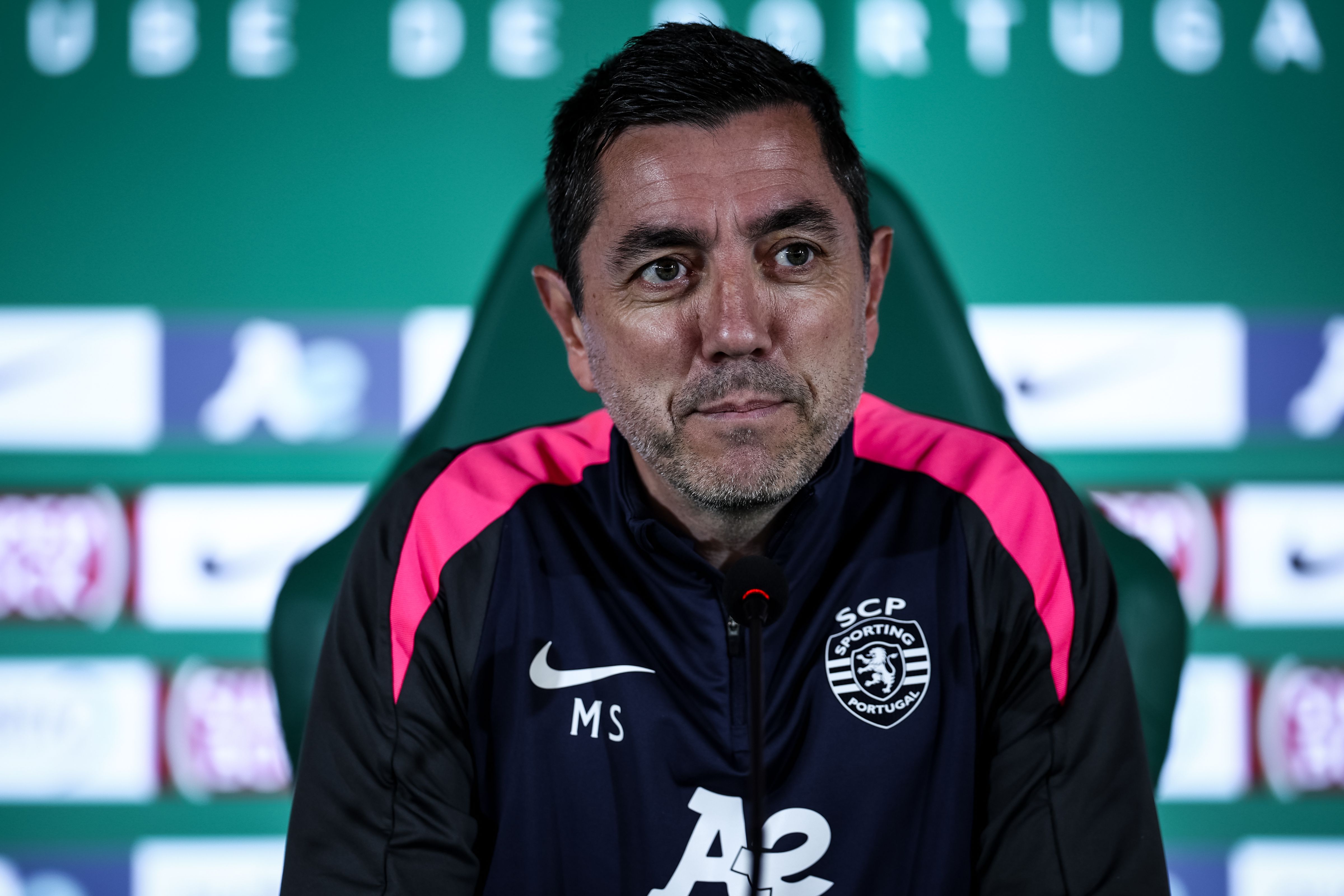 O treinador Micael Sequeira - Foto: SPORTING CP