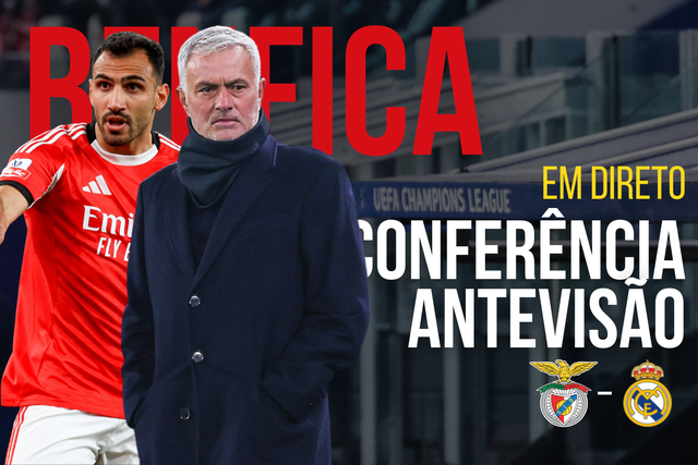 EM DIRETO: siga a antevisão de Mourinho e Pavlidis ao Benfica-Real Madrid