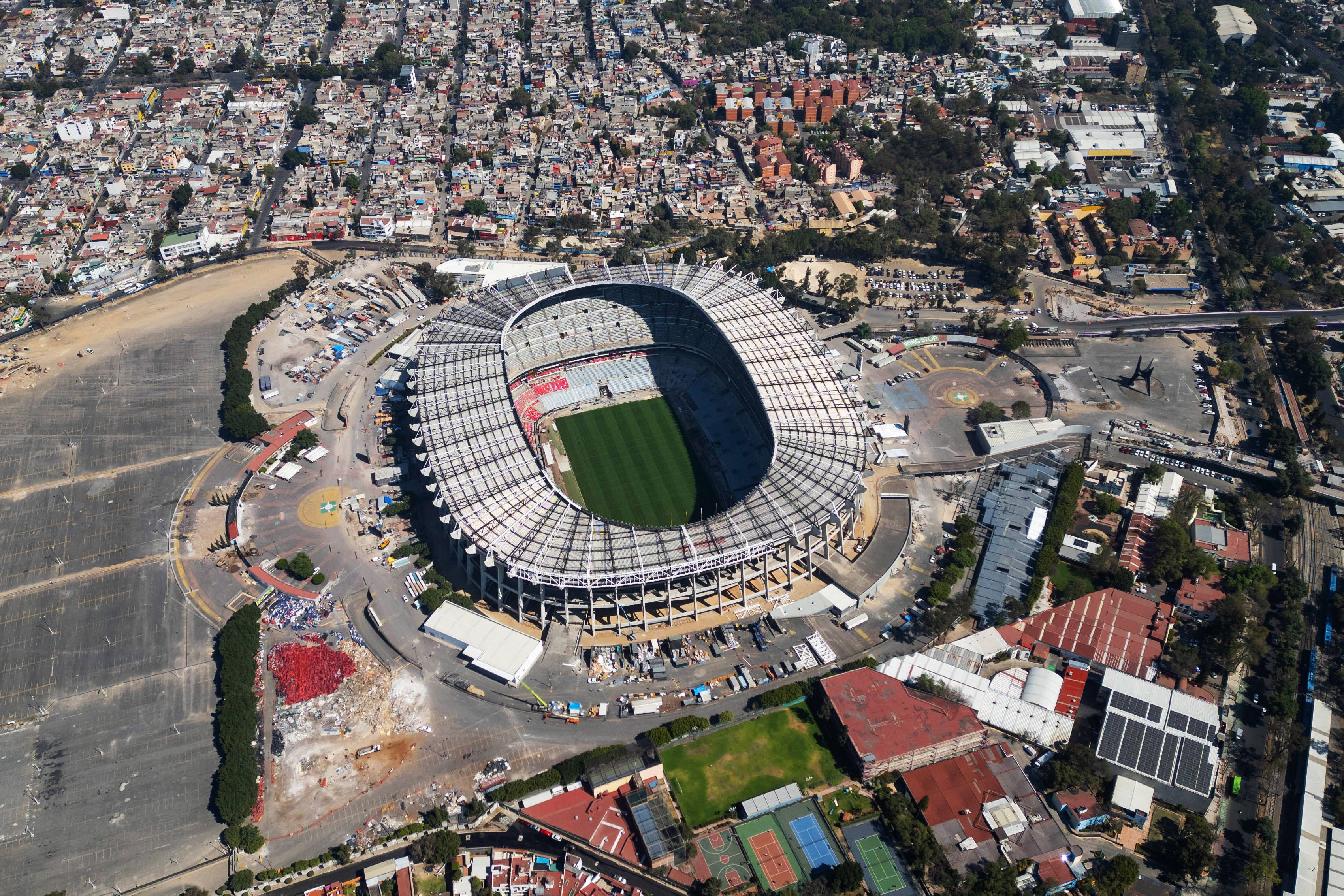 Estádio Azetca, na cidade do México, um dos palcos do Mundial 2026