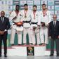 Atleta benguelense António Candieiro, à esquerda,  conquista medalha de prata no Continental Open de Marrocos