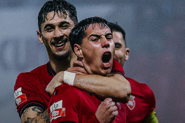 Camisola 20 esteve em grande destaque e assinou os dois golos do triunfo dos durienses sobre os corticeiros - Foto: Liga