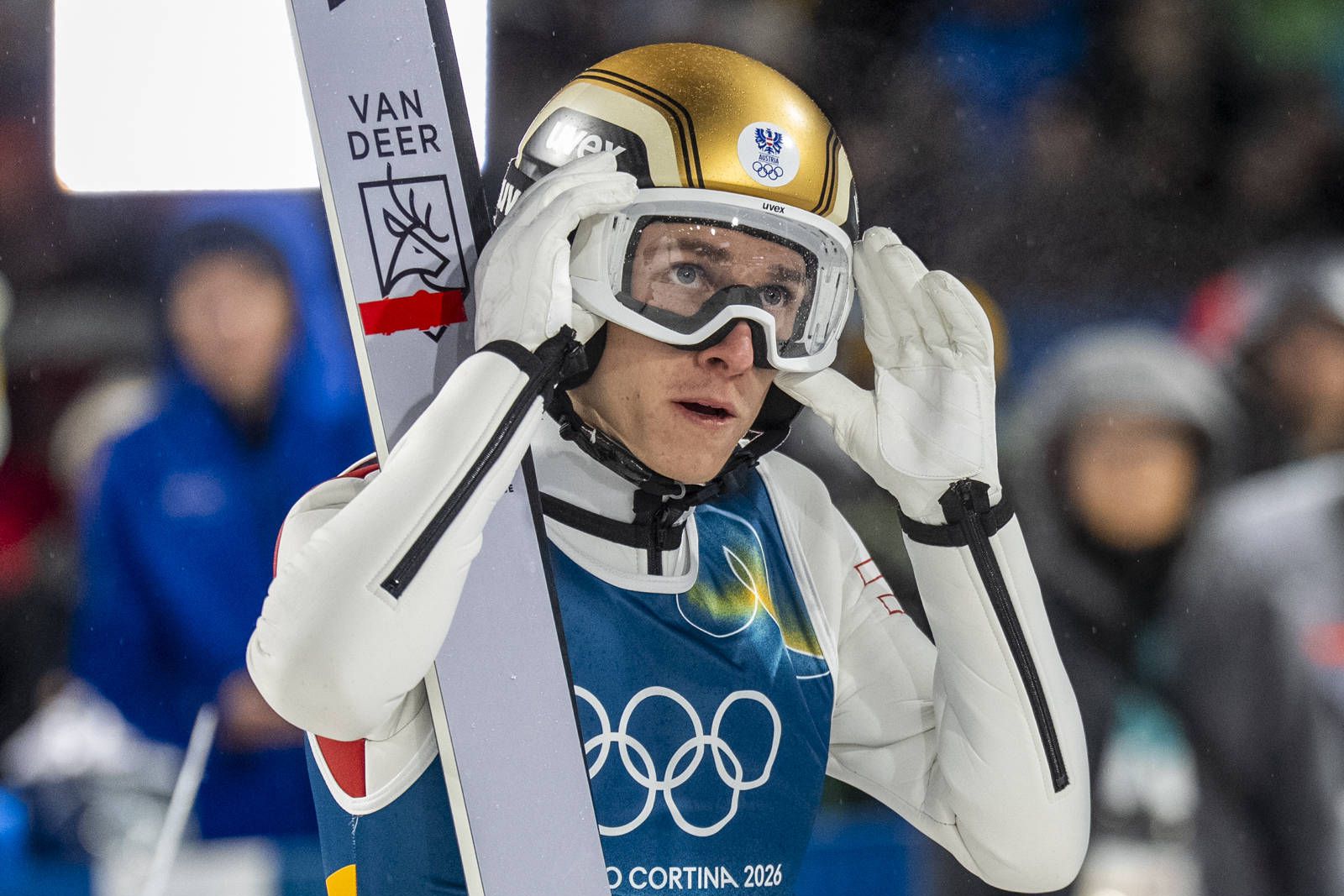 Daniel Tschofenig, austríaco de 23 anos, nos Jogos Olímpicos de Inverno