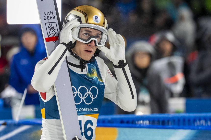 Daniel Tschofenig, austríaco de 23 anos, nos Jogos Olímpicos de Inverno