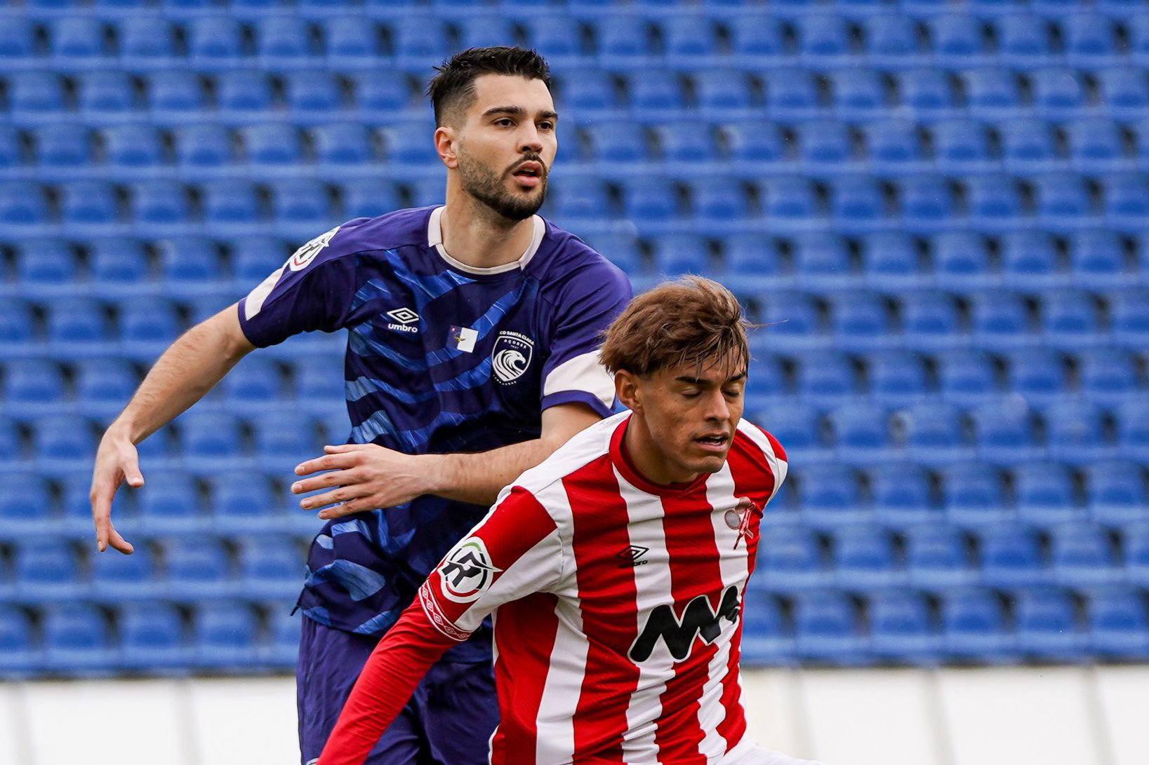 Pedro Pacheco jogou pelos sub-23 do Santa Clara, frente ao Leixões. -Foto: SANTA CLARA