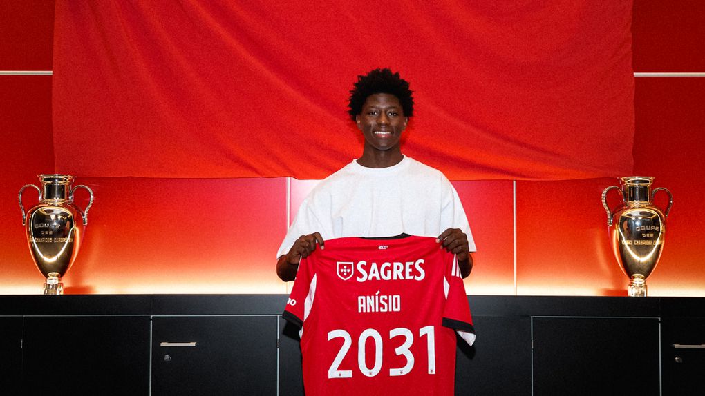 Anísio renovou contrato até 2031 - Foto: SL Benfica