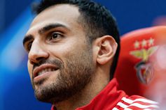 Pavlidis, avançado do Benfica, em conferência de imprensa