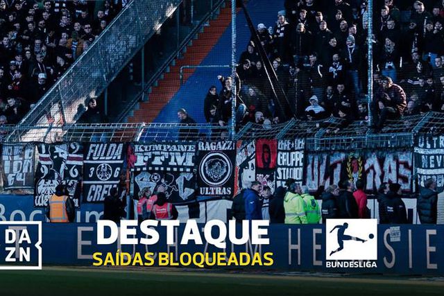 VÍDEO: problema nas saídas de emergência atrasa arranque do Bochum-Eintracht